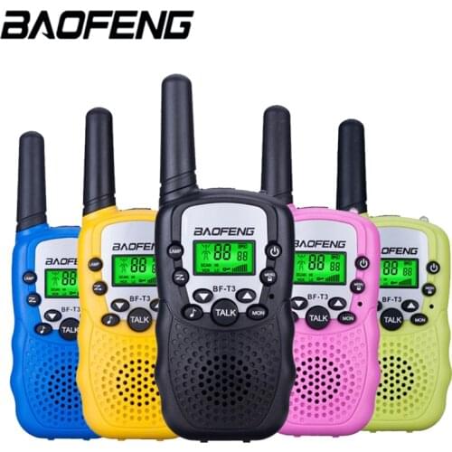 Baofeng BFT3 Walkie Talkie Childrens Walkie Talkie BF-T3 Mini Dual Radio PMR Birthday Gift/Family Use/Camping/New Year Gift