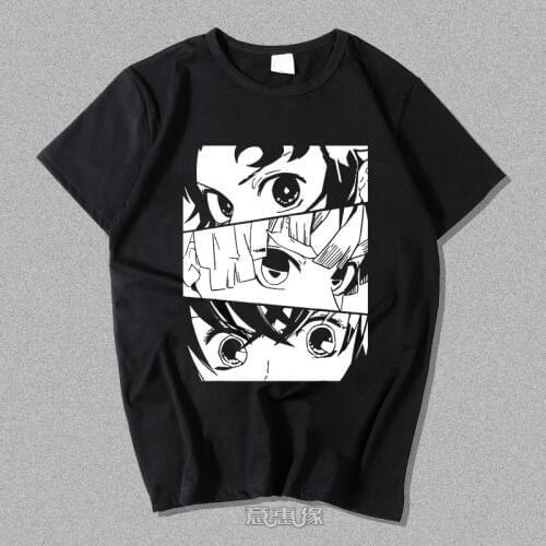 New Demon Slayer: Kimetsu no Yaiba cosplay t-shirt Kamado Tanjirou Agatsuma Zenits Anime men t shirt summer cotton Tees Tops