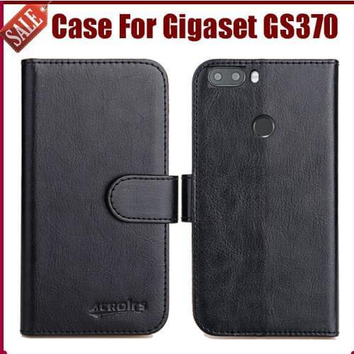 Hot Sale! Gigaset GS370 Case New Arrival 6 Colors High Quality Flip Leather Protective Phone Cover For Gigaset GS370 Case