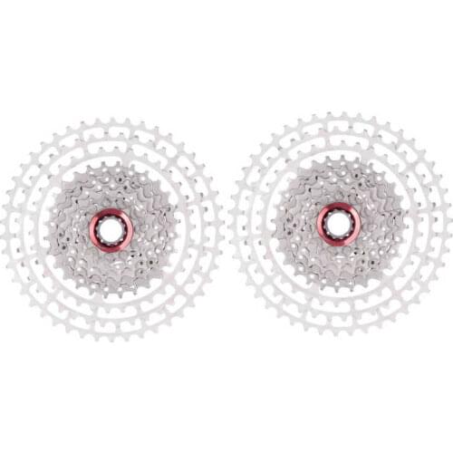 10/11speed Bicycle Cassette Mountain Bike Freewheel Bicycle Split Structure Hollow 46T Cassette Flywheel for Chain Links 11-46T