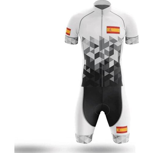 Pro team Spain cycling skinsuit men ropa ciclista hombre 2020 quick dry body suit breathable bicycle jumpsuit 20D triathlon suit