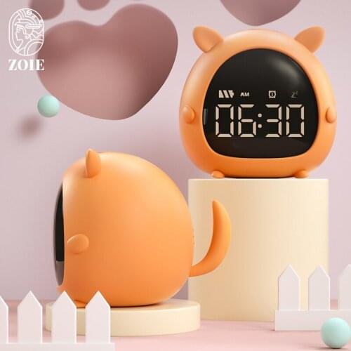 Creative Smart Mini Electronic Cartoon Children Student Alarm Clock