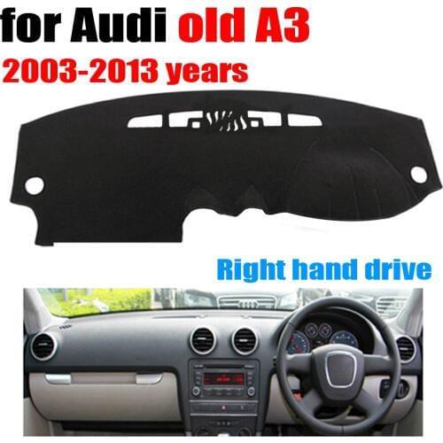 Car dashboard cover mat for Audi old A3 2003-2013 years Right hand drive dashmat pad dash covers auto dashboard accessories
