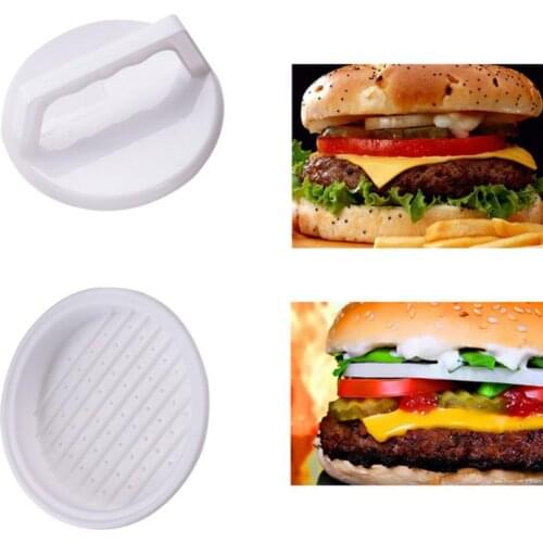 Kitchen Round Shape burger Press Food-Grade ABS Hamburger Meat Press Beef Grill Hamburger Press Patty Maker Mold Mould Tool