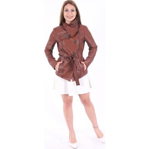 Natural Sheepskin Genuine JUMBO Leather Jacket Women Brand Slim Female Jacket Real Lambskin Outerwear Ladies Clothing