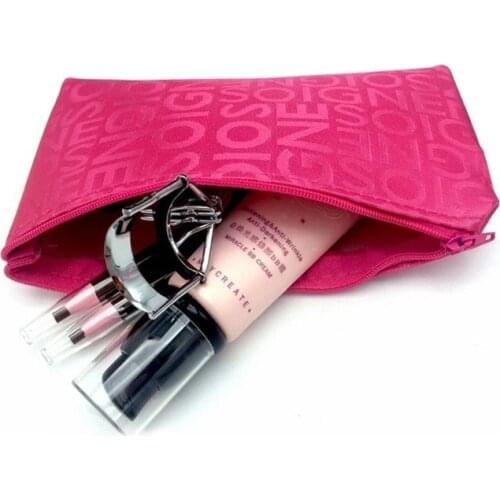 2018 New Female Letters Small Cosmetic Bag Simple Lazy Makeup Bag Makeup Bag Portable Travel Necessary Storage Package tq4210a