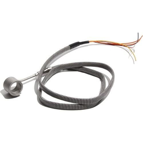 15mm ID 30~50mm Height Spring Heating Coil 4.2*2.2mm Section Size 110V/220V/380V Band Heater with K/J Type Thermocouple
