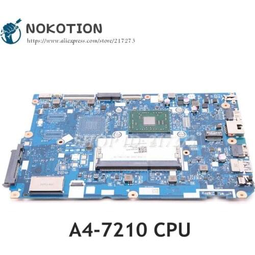 NOKOTION 5B20L46291 CG521 NM-A841 Main Board For Lenovo ideapad 110-15ACL Laptop Motherboard DDR3 with processor onboard