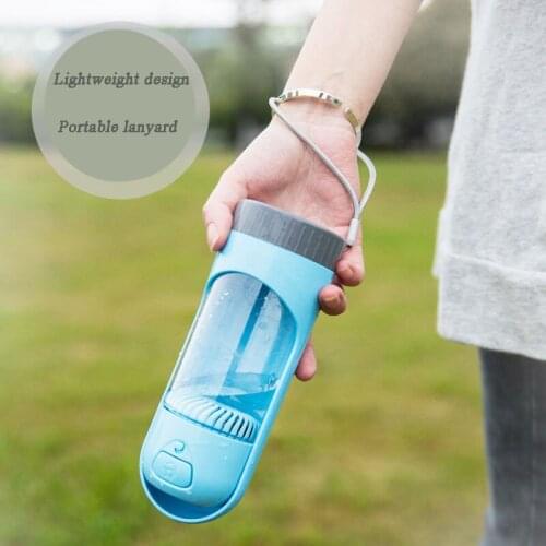 Pet Dog Drinking Bottle Portable Drinking Bowl Feeder Outdoor Feeding Fountain Kitten Puppy Kettle Cup Activated Carbon Travel