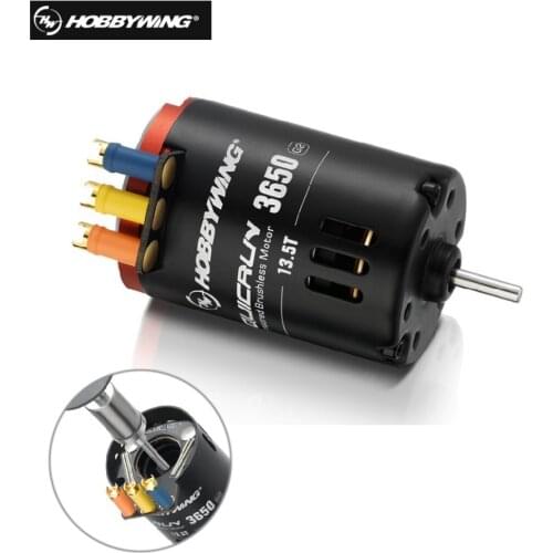 Genuine Hobbywing QUICRUN 3650 G2 Sensored 6.5T / 8.5T /10.5T /13.5T / 17.5T /21.5T 2-3S Racing Brushless Motor for 1/10 Rc Car