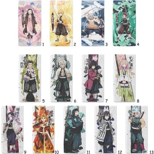 Devils Blade Full Color Absorbent Towel Demon Slayer Tanjirou Nezuko Kimetsu No Yaiba Manga Cartoon Cotton Face Bath Towel
