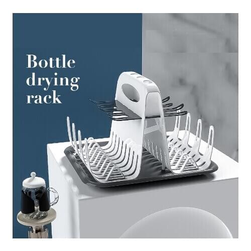 Portable Baby Milk Bottle Drying Rack BPA FREE Detachable Colorful Baby Pacifier Feeding Cup Holder Deluxe Drying Station