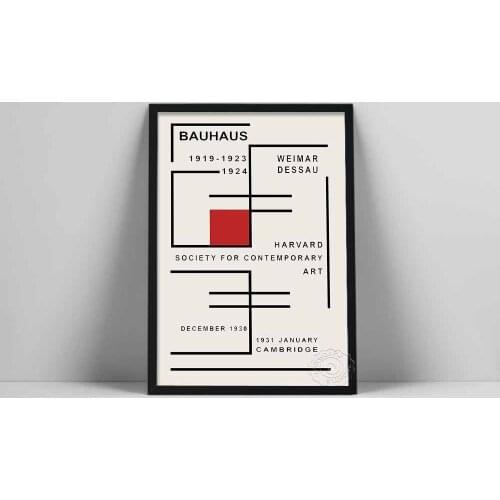 Bauhaus Weimar Austellung poster, Weimar Dessau 1923, Bauhaus Exhibition print, Bauhaus Print, Walter gropius, Bauhaus Arch, Art