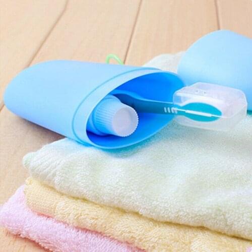 Simple travel portable toothbrush box travel portable toothpaste toothbrush cup creative gift toilet box ideal choice for clean
