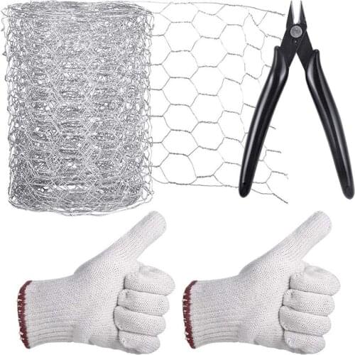 Chicken Wire Net for Craft Projects- Galvanized Metal Hexagonal Wire Netting Lightweight Mesh Wire for Craft Projects