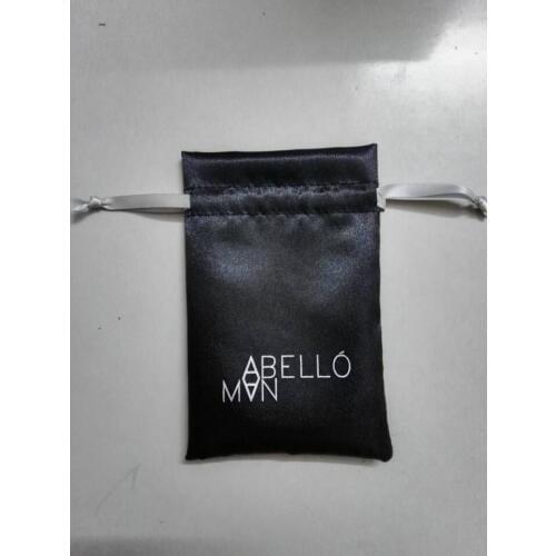 High quality 200pcs satin small drawstring bag size 8*10cm jewelry bag wholesale with custom logo free shipping by ePacket