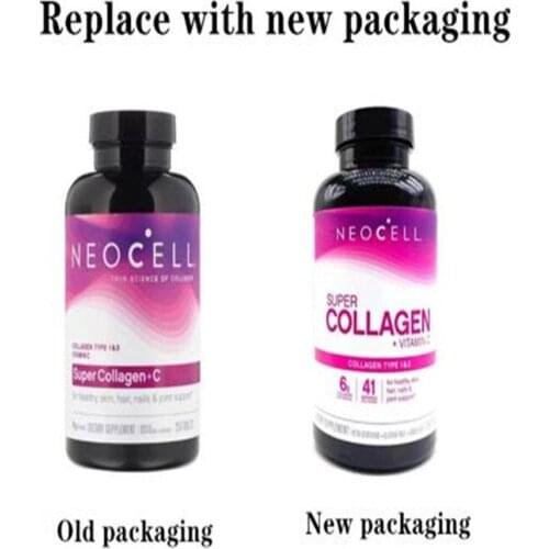 NeoCell Super Collagen+VitaminC Super Collagen+C Hydrolyzed collagen 250pcs1 bottle US imports Original authentic product