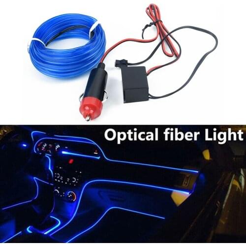 Lamp LED Lights 4 Meter Bright Car Door Flexible Front Interior Center