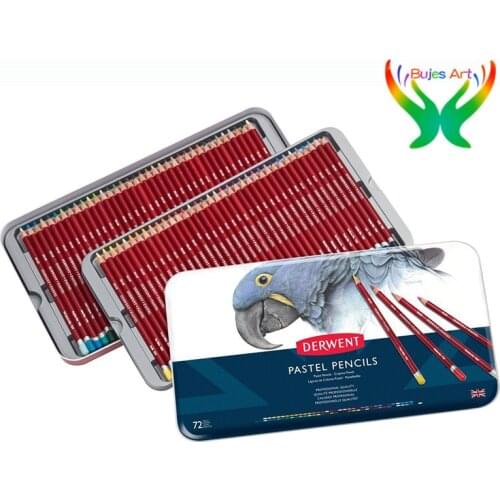 UK Derwent 12/24/36/48/72 color pencil pastel pencils Artist water color drawing pencil pastel stick pencil school art supplies