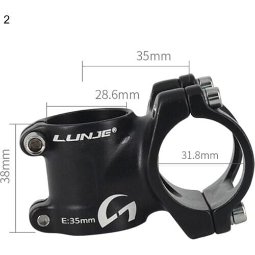25.4mm 31.8mm Bicycle Stem Hollow Short Handlebar Stem Aluminium Alloy MTB Mountain Road Handlebar Bicycle Accessories