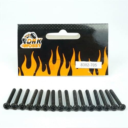 DHK 8384 8383 8135 RC Car spare parts 3*24mm B head screw 8382-705