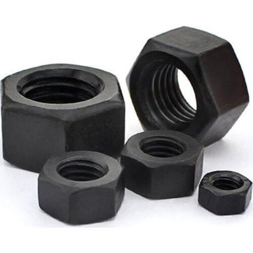 20pcs M2 M2.5 M3 M4 M5 M6 M8 M10 Level 8.8 high strength Fine tooth hex nut Screw cap Black nuts