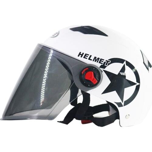 Motorcycle Helmet Scooter Bike Open Face Half Baseball Cap Anti-UV Safety Hard Hat Motocross Helmet Multiple Color Protect