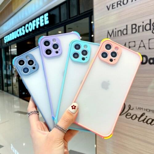 Phone Case For Samsung Galaxy Note S20 S21 S9 20 10 S10 8 9 S8 S10E FE Ultra Plus Lite 2020 Simple Shockproof Protection Cover