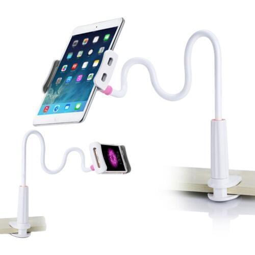 80cm Long Arm Lazy Adjustable Bracket Phone Holder For iPhone 7 6 6S Plus For Ipad Samsung LG Tablet PC Stand Within 4-10.5 Inch