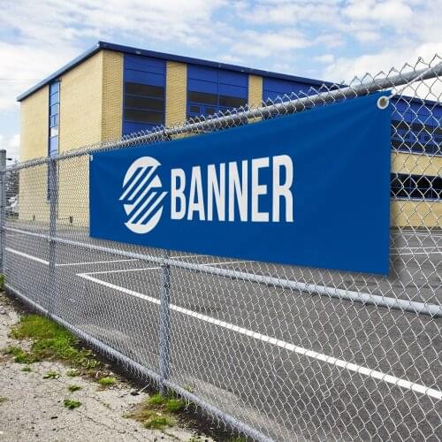 Cheap flag graphic custom fabric banners digital printing mesh banner outdoor advertising flags happy birthday party decoration