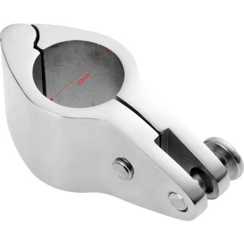 Kayak Yachts Parts 22mm 7/8'' Bimini Top Jaw Slide Hinged Hinge Stainless Steel Hardware Fitting Rowing Boats Accessories Marine
