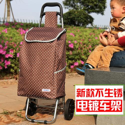 Electroplating frame to buy food cart portable trolley luggage Trailer Trailer cart can be folded hand cart to buy food cart