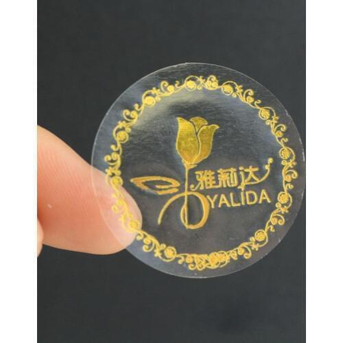 Customized Hot sale customized logo sticker, die cut printed water label