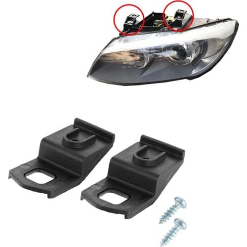 2 Pcs Car Headlamp Bracket Base Holder Clasp Repair Kits for BMW 3 Series E92 E93 Headlight Bracket Base Holder Clasp