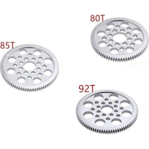 Metal Aluminum 48P Spur gear 92T 85T 80T For Sakura D3 XI Zero S 1:10 RC Car Drift