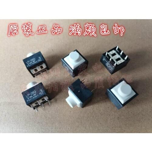 Original new 100% LP1S-26G-1-Z 15*15*16 square reset button switch 0.05A 48V 6pin