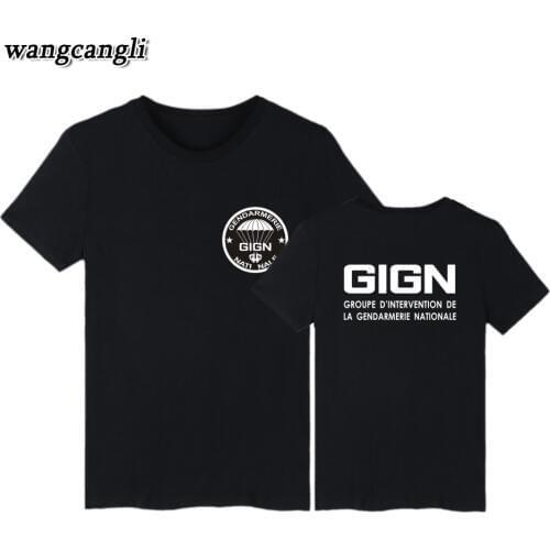 BRI POLICE t shirt Raid t shirts GIGN t-shirt Front&back Printing plus size tshirt tops factory outlet wholesale tee shirt