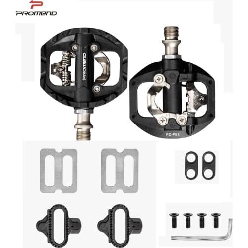 PROMEND mtb single-sided self-locking pedal DU+ Palin nylon pedal free SPD mountain bike cleat bicycle accessories free shipping