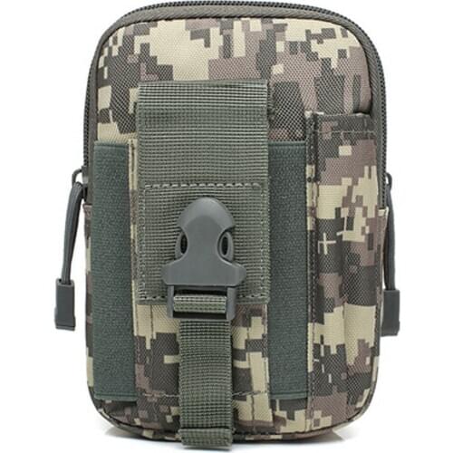 Tactical Camouflage Belt Bag Tactical Universal Holster Military Oxford Case With Zipper For Outdoor Sport Accessories 17X5X10