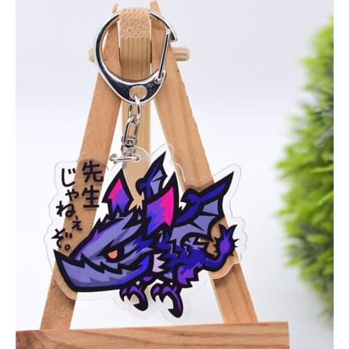 WL0881 Chibi Keychain Acrylic Cartoon Keyring Accessories