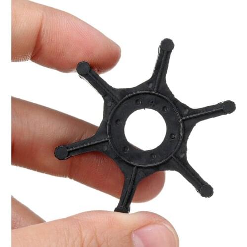 41mm Black Outboard Engines Replacement 17461-98501 Water Pump Impeller for Suzuki 2-8HP Diameter Rubber 6 Blades Accessories
