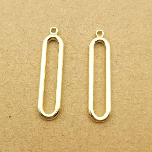 10pcs 8x33mm geometric charm for jewelry making earring pendant necklace bracelet charms diy finding