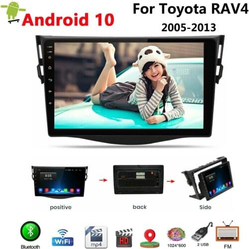 2 din Android10 For Tayota Rav4 2006 2007 2008 2009 2010 2011 2012 Car Radio Multimedia Video Player Navigation GPS WIFI 2DIN