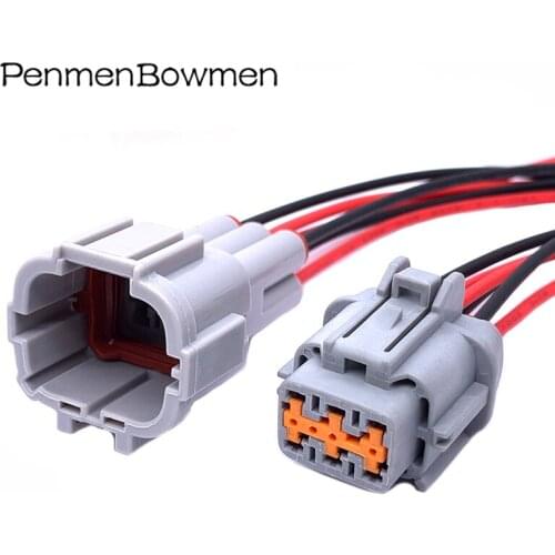 6 Pin 2.2MM Sumitomo Auto Waterproof Connector Wire Harness Car Headlight Male Female Plug 6188-0560 6189-1175 For Nissan Teana