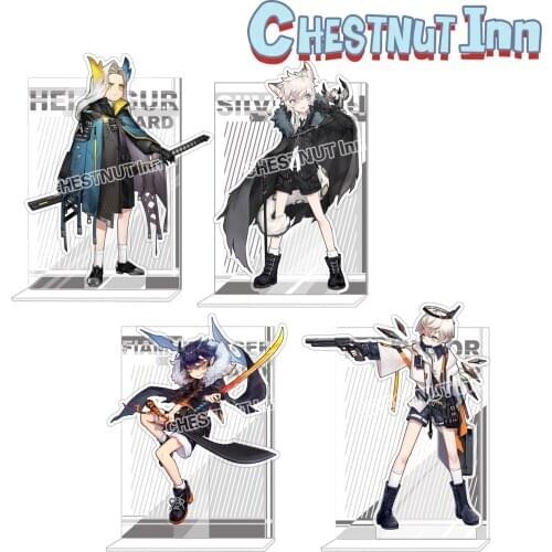 Anime Double Layer Juvenile Series Acrylic Stand Figure Model Game Arknights Desktop Decor Toy Hellagur Phantom Elysium Executor