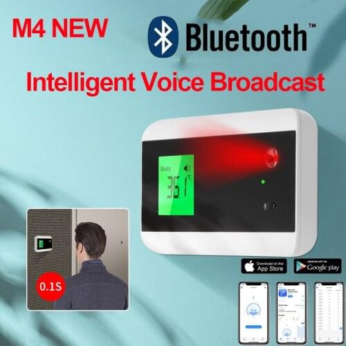 2020 M4 Non-contact Infrared Thermometer Digital K3 Pro Forehead Hand Temperature Sensor Laser Gun With Fever Alarm Wall Mounted