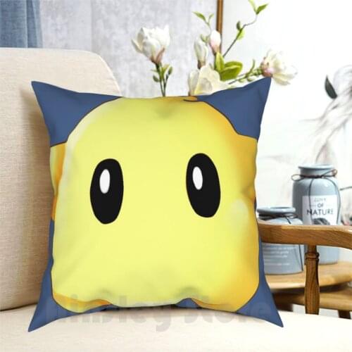 Galaxy Yellow Luma Pillow Case Printed Home Soft DIY Pillow cover Super Galaxy Star Cute Video Games Games Galaxy Rosalina