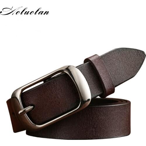 Designer belt fashion luxury belt black coffee belt body pinbuckle belts width 2.8cm, size;105-125 cm