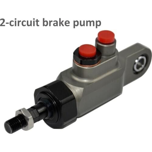 Racing Piston Hydraulic Drift Handbrake Double Pump Tandem Master Cylinder for Hand brake ID 0.7 inch