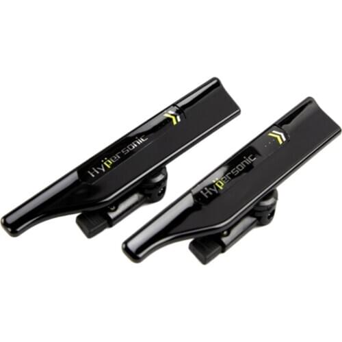 Hypersonic 2 Pcs Black Wiper Stand Windshield Wiper Wing Windshield Wiper Blade Spoiler Mate Wing Auto Car Tool Accessories